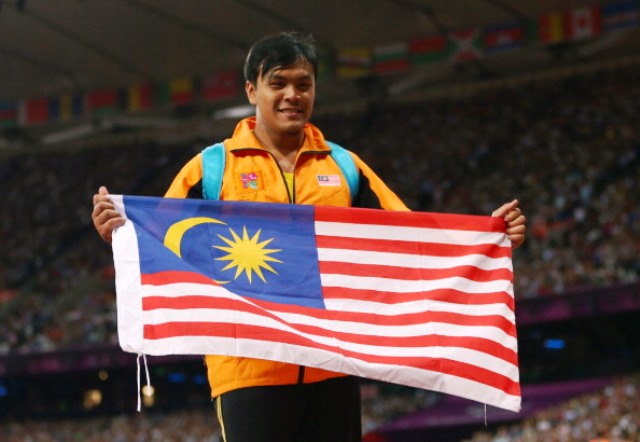 London 2012 bronze medallist Muhammad Ziyad Zolkefli Malaysia secured the men's F20 shot put gold in Incheon ©Getty Images