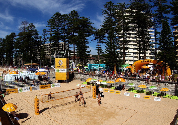 Manly Beach will host the opening round of the Australian Beach Volleyball Grand Tour ©Getty Images