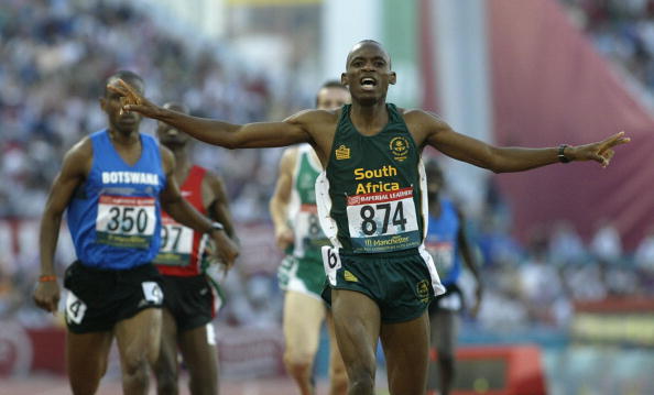 Mbulaeni Mulaudzi triumphed at the 2002 Commonwealth Games in Manchester ©Getty Images