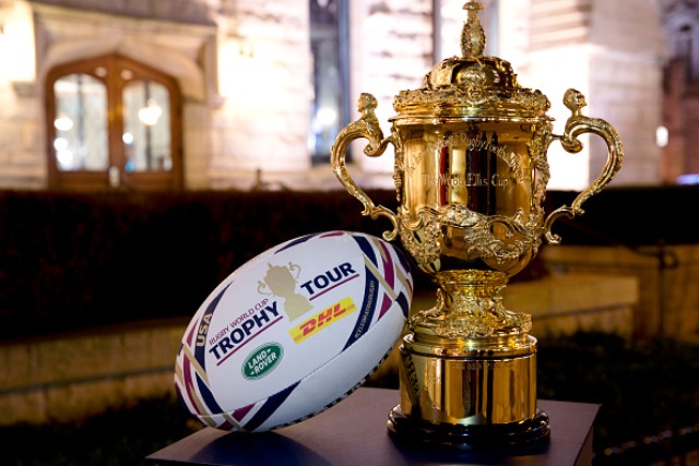 Next year 20 teams will battle it out for the Webb Ellis Cup at Rugby World Cup 2015 ©Getty Images