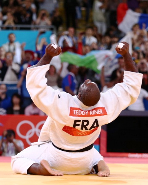 Olympic judo champion Teddy Riner could be one of around 260 French athletes competing at Baku 2015 ©Getty Images
