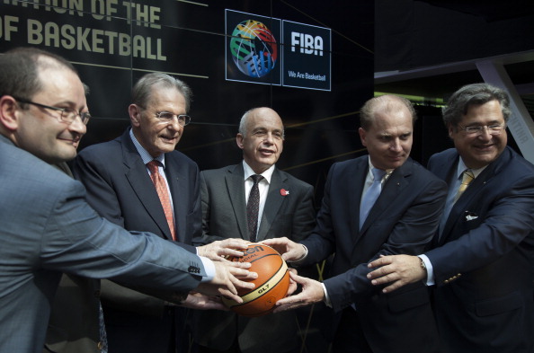 Patrick Baumann (left), International Basketball Federation secretary general, said the scale of the anti-doping programme was "bigger than ever before" ©Getty Images