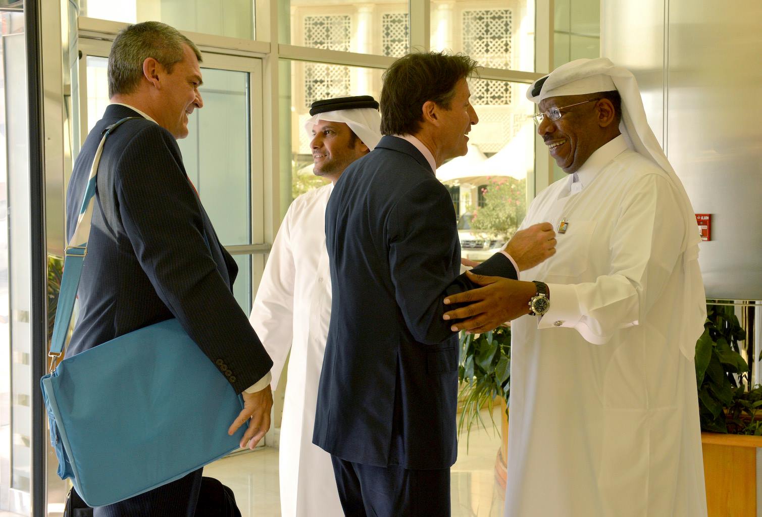 IAAF Evaluation Commission chairman Sebastian Coe praised Doha's bid to host the 2019 World Championships and the wider benefits it potentially offers the region ©Doha 2019
