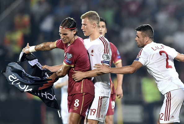 Serbia have been awarded a 3-0 walkover against Albania after their Euro 2016 qualifying match was abandoned, however, the team have also been handed a three point deduction due to the violence that ensued at the game ©Getty Images