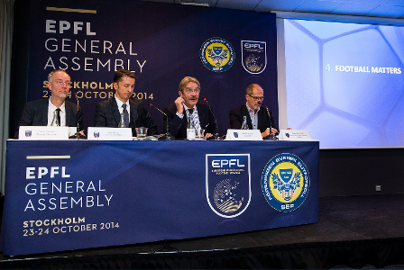 The Association of European Professional Football Leagues' General Assembly was held in Stockholm today ©EPFL