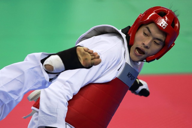 The Protection Scoring System is to be extended to head-gear for the first time at the Taekwondo Grand Prix in Manchester ©Getty Images