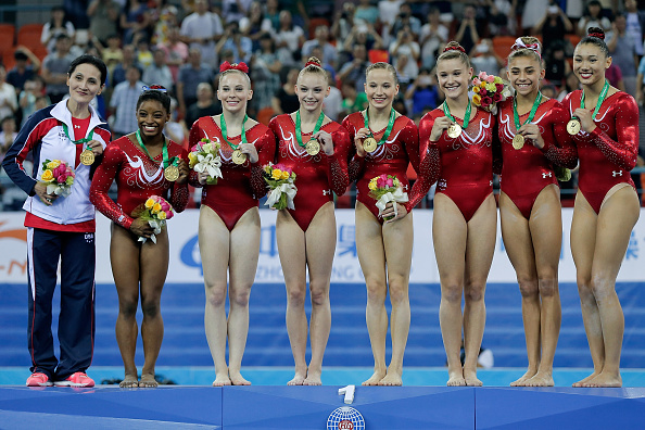 The United States have defended their team title at the Artistics Gymnastics World Championships ©Getty Images