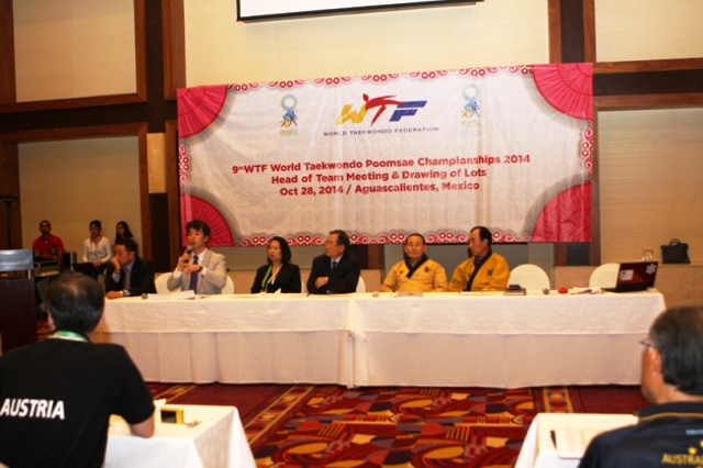 The World Taekwondo Poomsae Championships are taking place in Aguascalientes in Mexico ©WTF