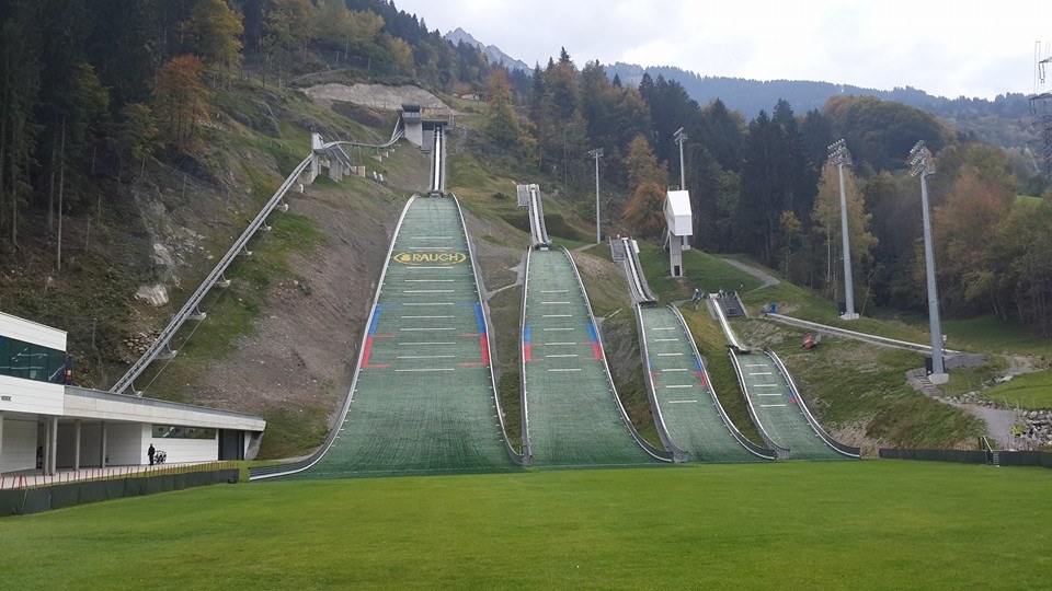 The newly-constructed Montafon Nordic will be one of the main legacies of the 2015 Winter European Youth Olympic Festival in Vorarlberg and Liechtenstein ©ITG