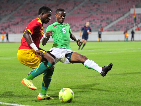 Guinea, pictured here playing Togo last month, have played their home qualifiers in Morocco ©AFP/Getty Images