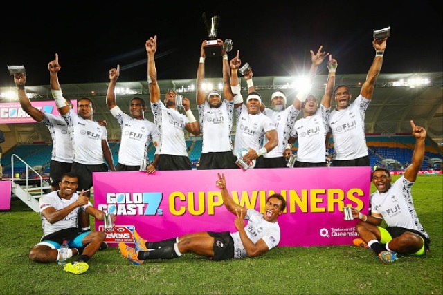 Fiji kicked off the Sevens World Series with victory in the Gold Coast ©AFP/Getty Images