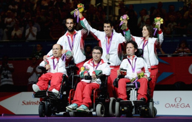 Portugal's boccia team won silver at London 2012 ©Getty Images