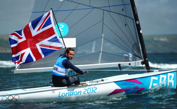 Three of Sir Ben Ainslie's gold medal winning Finn sails are up for auction to raise money for the Andrew Simpson Sailing Foundation ©Getty Images