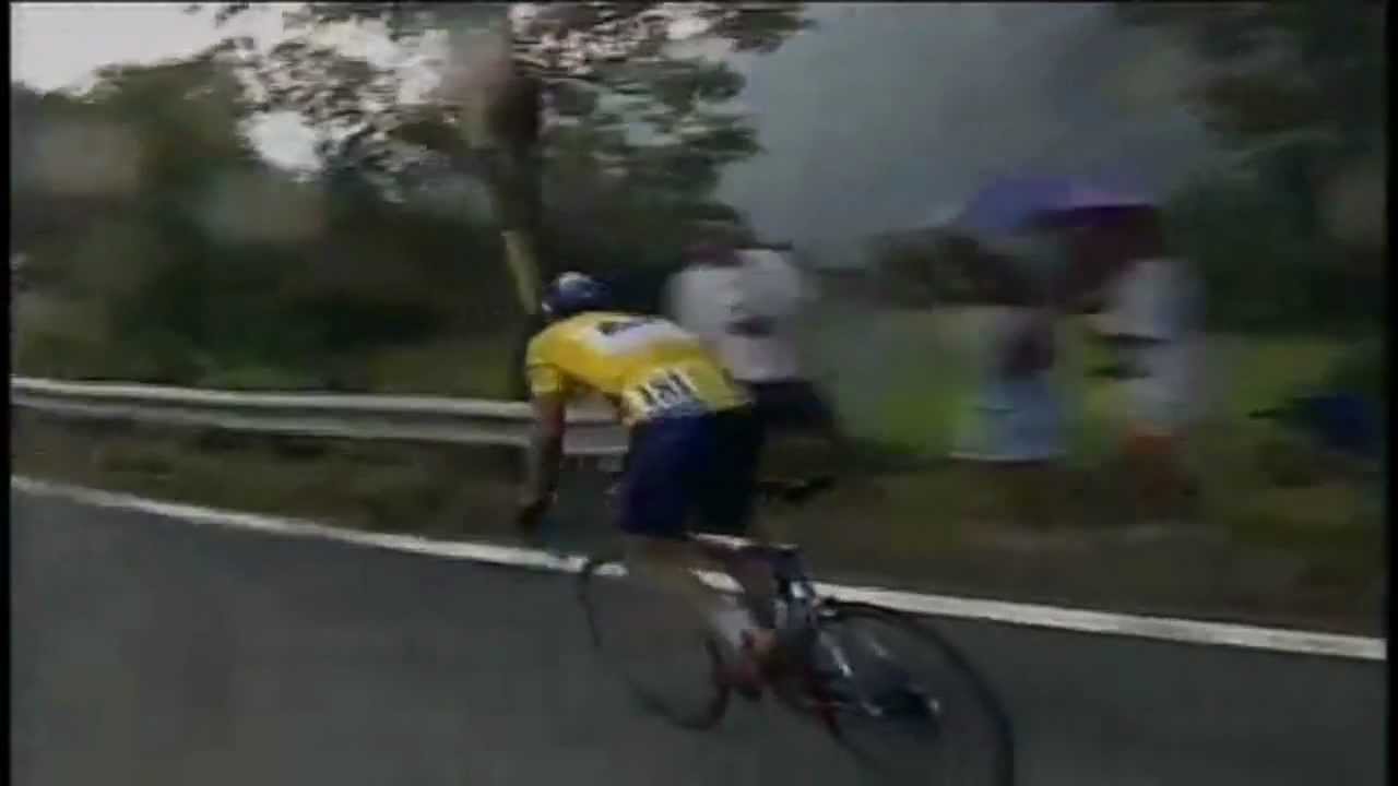 Lance Armstrong's attack at Sestriere on the way to his first Tour de France victory in 1999 is an important part of the American's controversial story ©YouTube