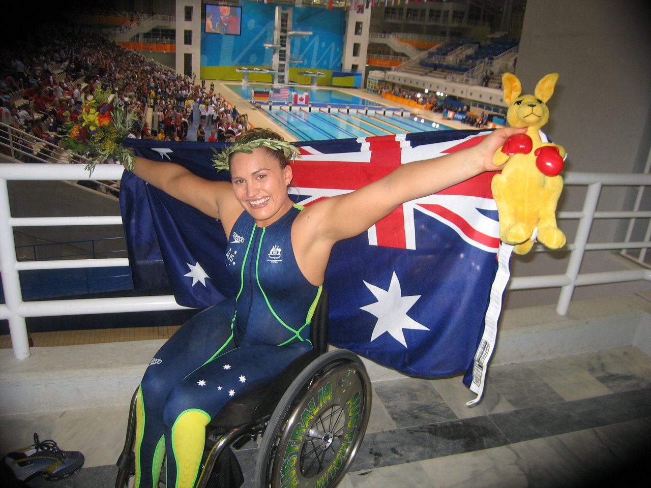 Marayke Jonkers set up her charity following a successful career as a swimmer, including winning medals at the Athens 2004 and Beijing 2008 Paralympics ©Marayke Jonkers