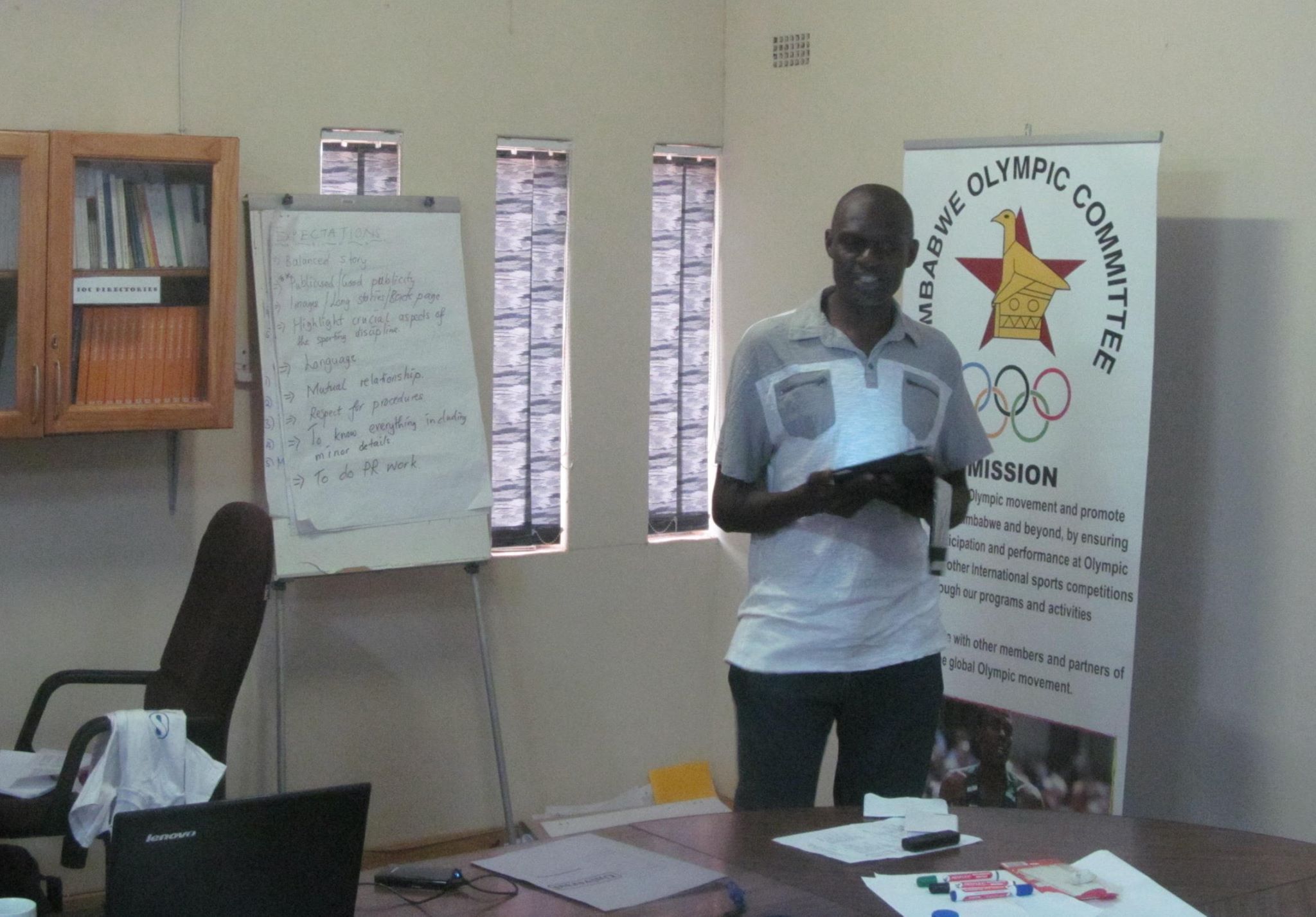 Athletes shared their experiences at the Zimbabwe Olympic Committee Sports Journalism Forum in Harare ©ZOC