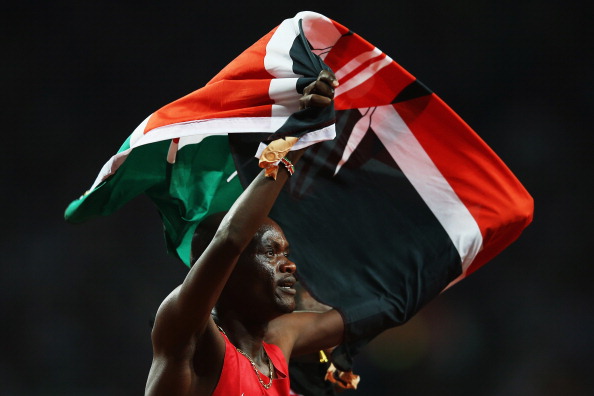 Abraham Tarbei won one of two Kenyan gold medals at London 2012, in the 1500m T46 ©Getty Images