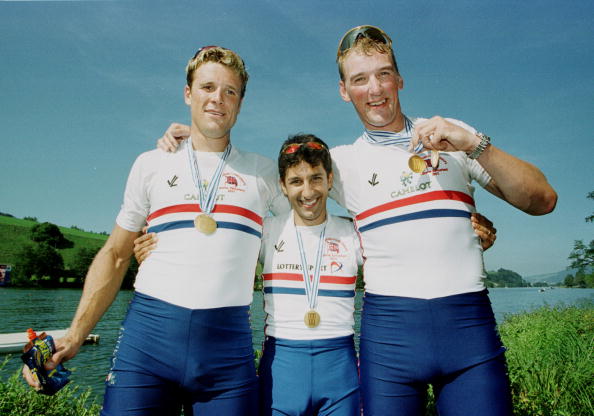 Andy Parkinson will replace interim chief executive Neil Chugani (centre), who won a gold medal at the World Rowing Championships in 2001 ©Getty Images