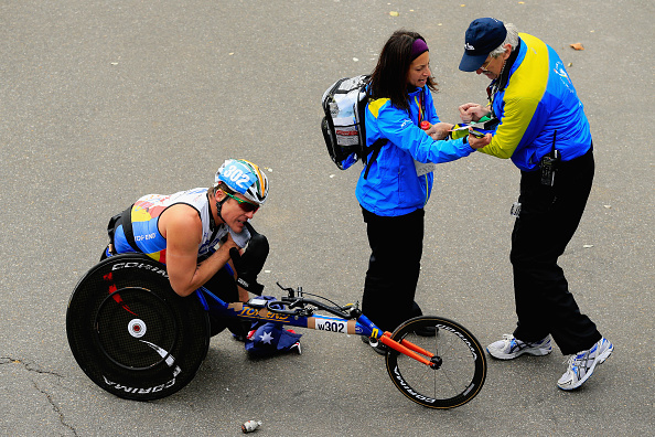 Australia's Kurt Fearnley won his fifth New York City Marathon title ©Getty Images