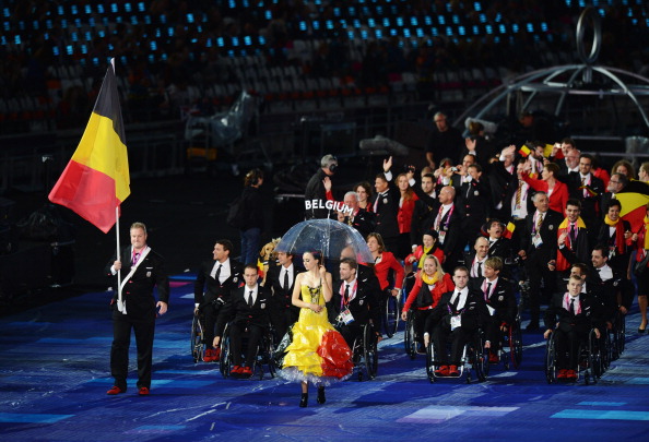 Belgium, whose team is pictured at the Opening Ceremony of the London 2012 Paralympics, are using a warm weather training camp to boost their fortunes ©Getty Images