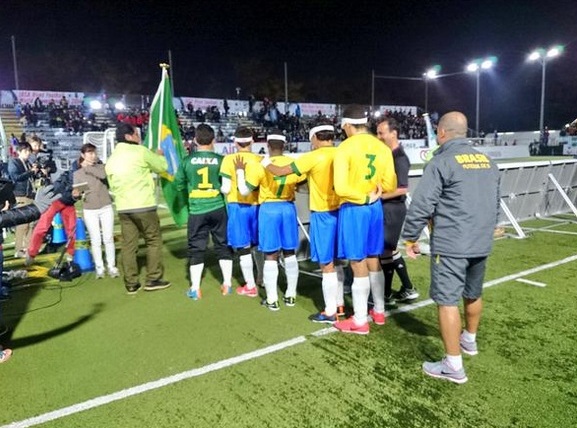 Brazil's win was a fourth at the World Championship as they cement their position as the world's best blind football side ©Twitter