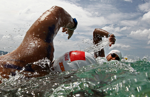 China and Kazakhstan shared the spoils on a tough day of marathon swimming action ©Phuket 2014