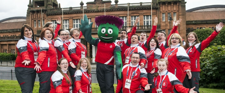 The Clyde-siders, the Commonwealth Games army of volunteers, helped Glasgow 2014 make a massive success ©Glasgow 2014
