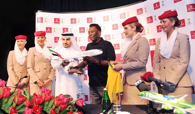 Emirates have been a FIFA sponsor since 2007 and played a high-profile role during this year's World Cup in Brazil ©Emirates
