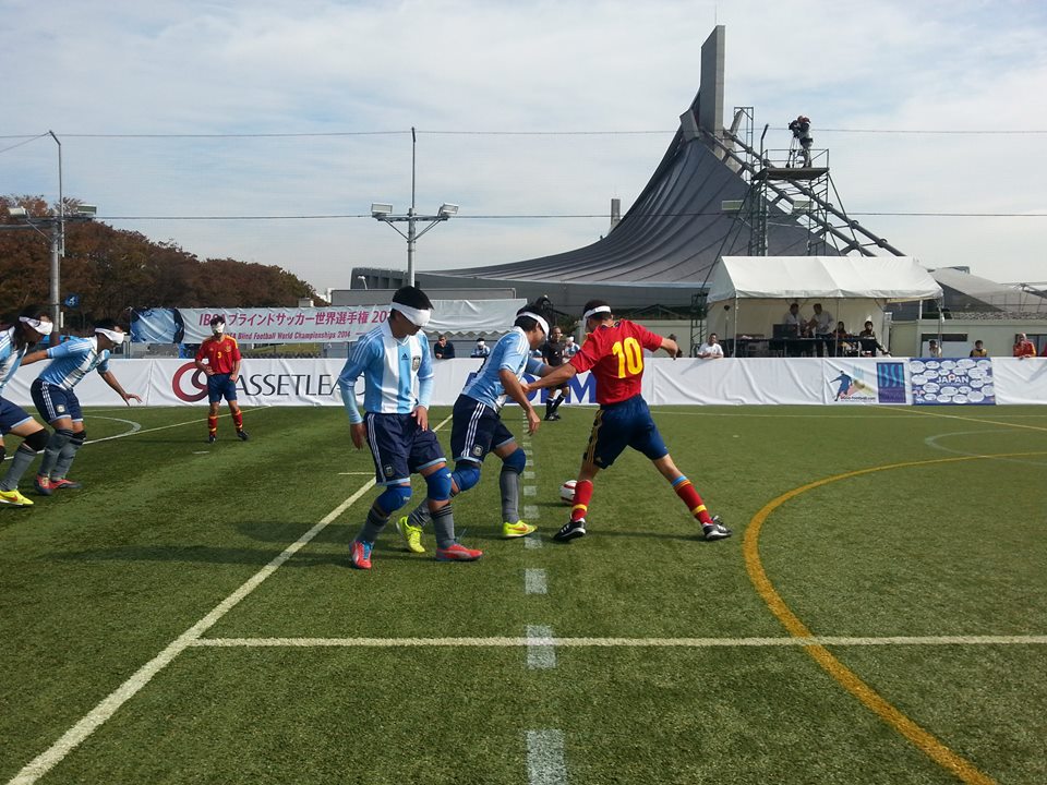 Fraulán Padillo's goal was all that separated Argentina and opponents Spain ©IBSA