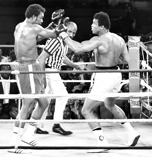 George Foreman said the only time he was not afraid when going into a fight was The Rumble in the Jungle bout with Muhammad Ali ©Getty Images