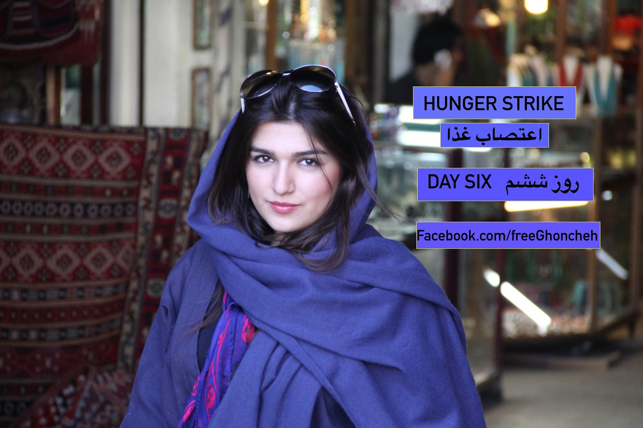 Ghoncheh Ghavami is on her second hunger strike for being sentenced to a year's prison sentence after attending an FIVB World League match in Tehran ©Facebook