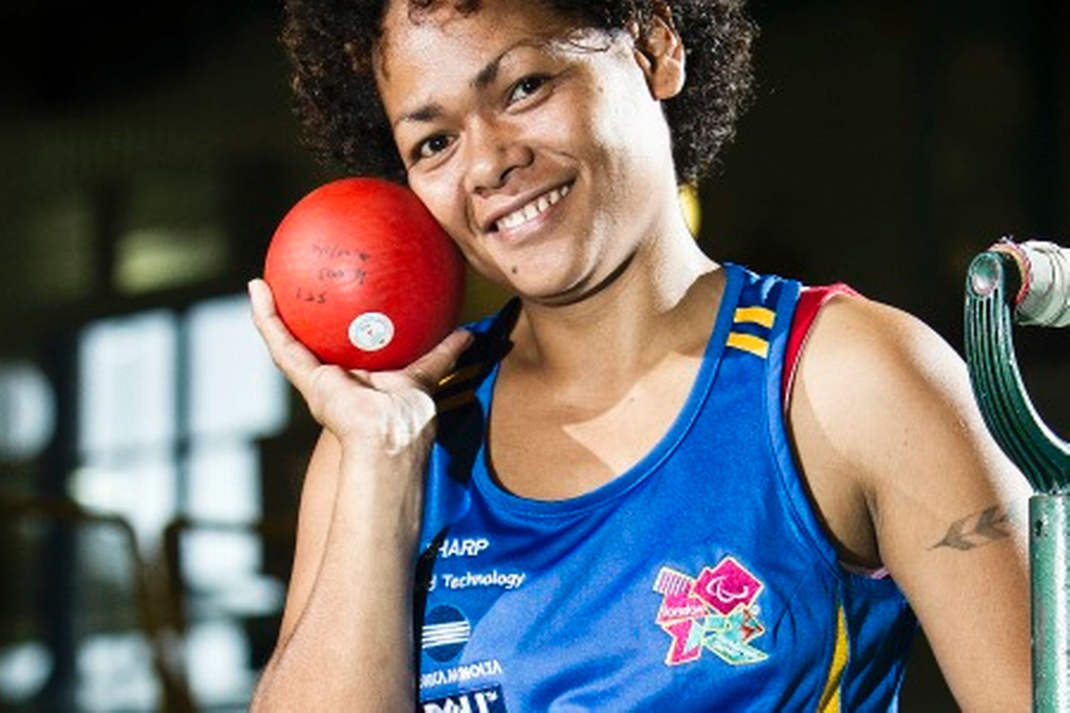 Shot putter Hellen Saohaga was the Solomon Islands sole representative at London 2012 ©Getty Images