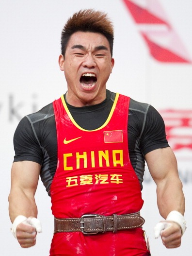 Hui Liao finished with a world record total of 359kg on day three of the IWF World Championships ©Getty Images