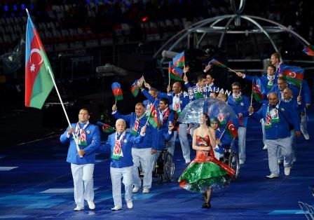 Ilham Zakiyev, Azerbaijan's Flagbearer at the London 2012 Paralympic Games, should be among the visually impaired judoka competing at Baku 2015 ©Getty Images