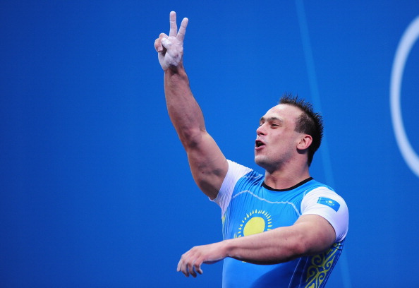 Ilya Ilyin set a world record and won gold medal in the men's 94kg at London 2012 ©Getty Images