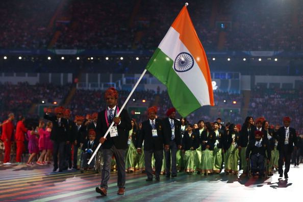 India, pictured at the Opening Ceremony of Glasgow 2014, are taking a new approach to improve their sporting and administrative fortunes following their return to the Olympic fold ©Getty Images