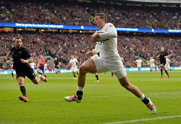 Jonny May's try for England against New Zealand in November is on the shortlist ©Getty Images