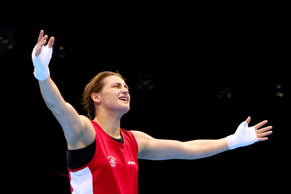 Katie Taylor won her fifth consecutive world title with victory in Jeju ©Getty Images