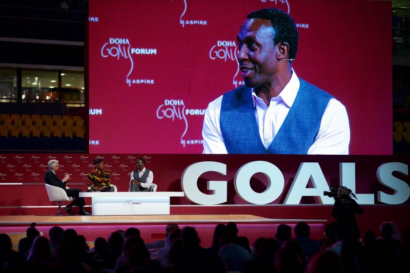 Linford Christie believes the new generation of athletes are not as durable as those of the past ©DohaGOALS Forum