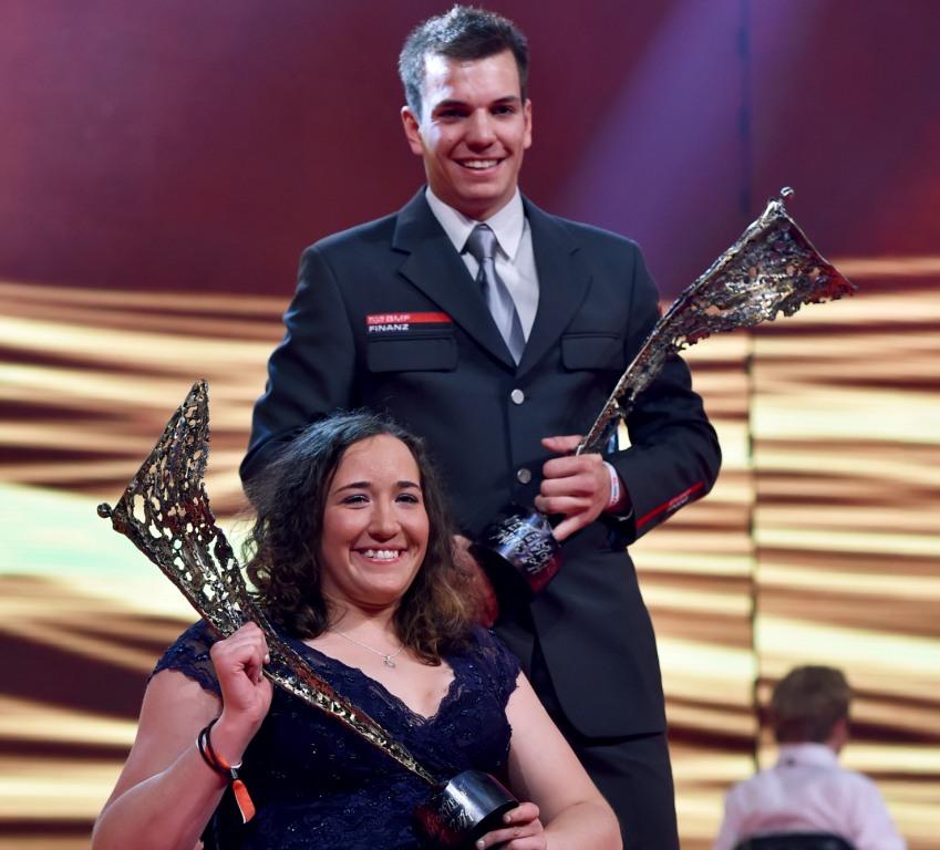 Markus Salcher and Claudia Lösch have been named Austria's 2014 Disabled Athletes of the Year ©GEPA-Pictures