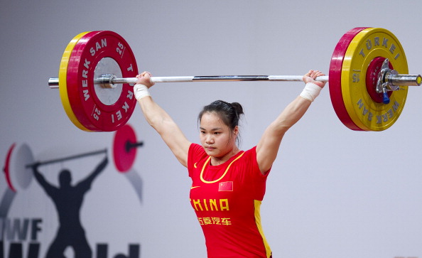 Mengrong Deng took the overall title at the IWF World Championships in Almaty, Kazakhstan today ©Getty Images