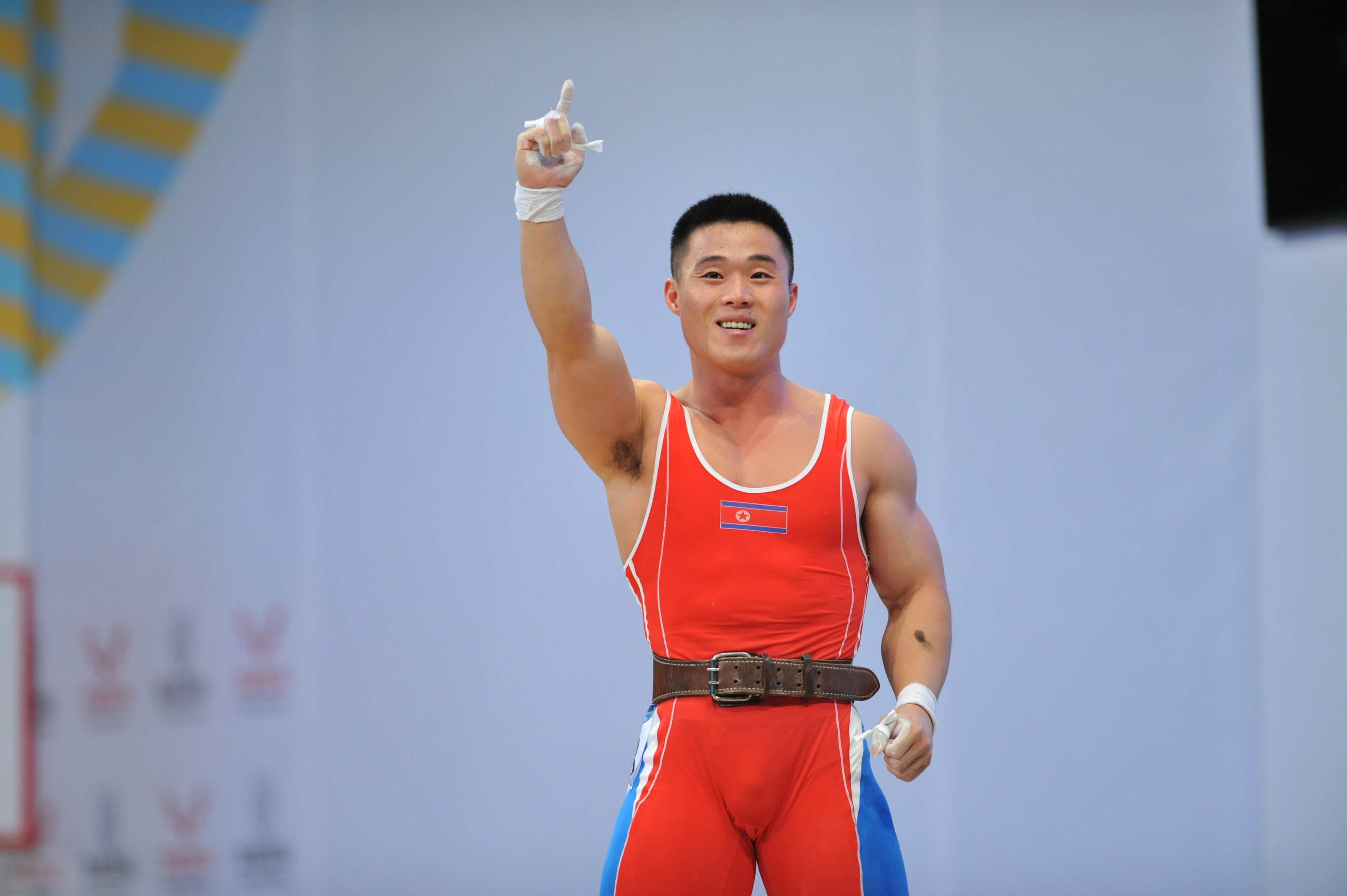 North Korea put China in their place again on the second day of the International Weightlifting Federation World Championships in Almaty ©Almaty 2014