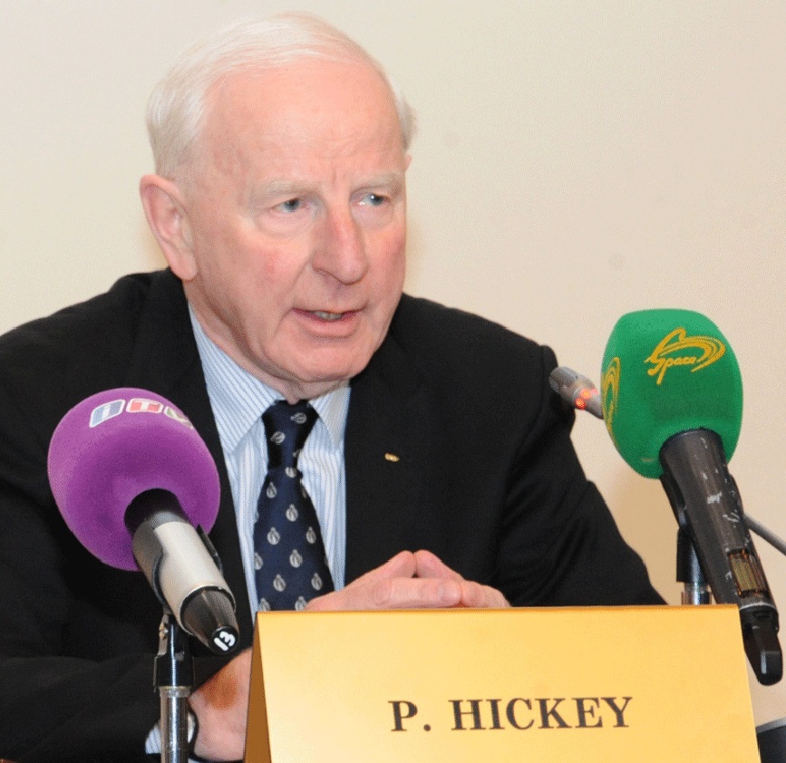 European Olympic Committees President Patrick Hickey is confident Armenia will take place in Baku 2015 ©ITG