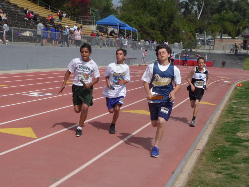 A grant from the LA84 Foundation to Mt San Antonio Community College District has helped introduce more than 400,000 youngsters to athletics ©LA84 Foundation
