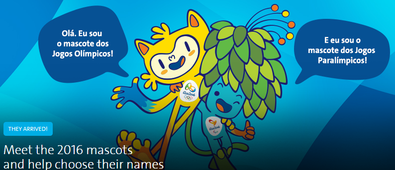 The public are to be given the chance to vote on the names for the Rio 2016 mascots ©Rio 2016