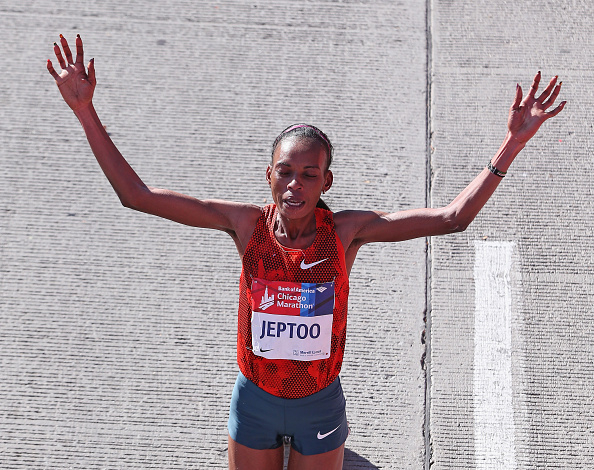 Rita Jeptoo allegedly failed a drugs test in September just weeks prior to winning the Chicago Marathon on October 12 ©Getty Images