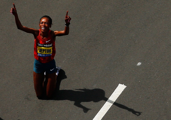 Rita Jeptoo has requested her B sample be tested after failing a doping test in September ©Getty Images