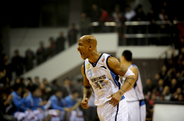 Stephon Marbury of the Beijing Ducks is one of many international players to ply their trade in the Chinese Basketball Association Professional League ©Getty Images 