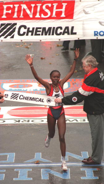 Kenya's Tegla Loroupe won the New York City Marathon in 1994 - the first African women to win the event, launching her on the world stage  ©Getty Images
