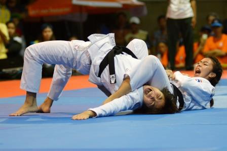 Thailand won two ju-jitsu titles to open the host nation's gold medal account on the second day of sporting action here ©Phuket 2014
